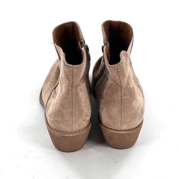 Sofft Eurosoft Adeah Boots 11 NWOT Tan Nude Beige Ankle Booties Boho Comfort - Picture 2 of 7